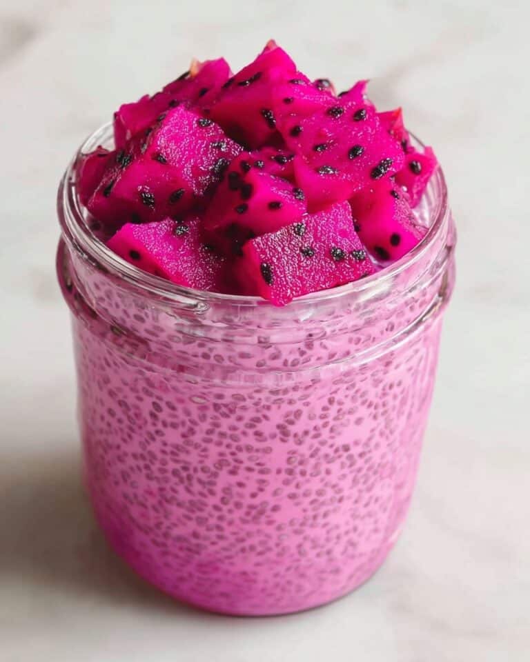 The Most Delicious 3 Ingredient Dragonfruit Chia Pudding Recipe