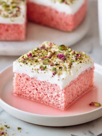 Rose Milk Cake Recipe