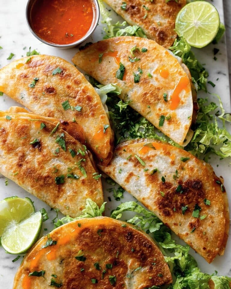 White Bean Buffalo Tacos with Poblano and Cilantro Sauce Recipe