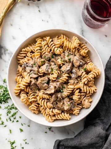 Vegan Mushroom Stroganoff Recipe