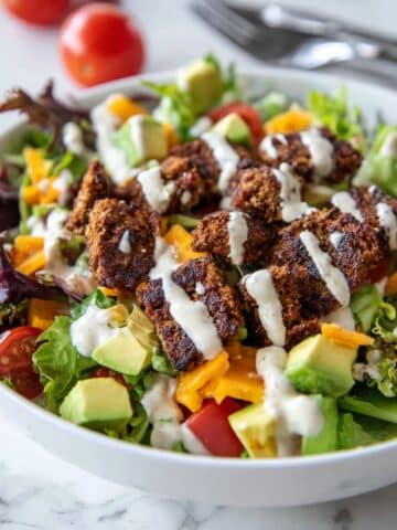 Loaded Veggie Burger Salad Recipe