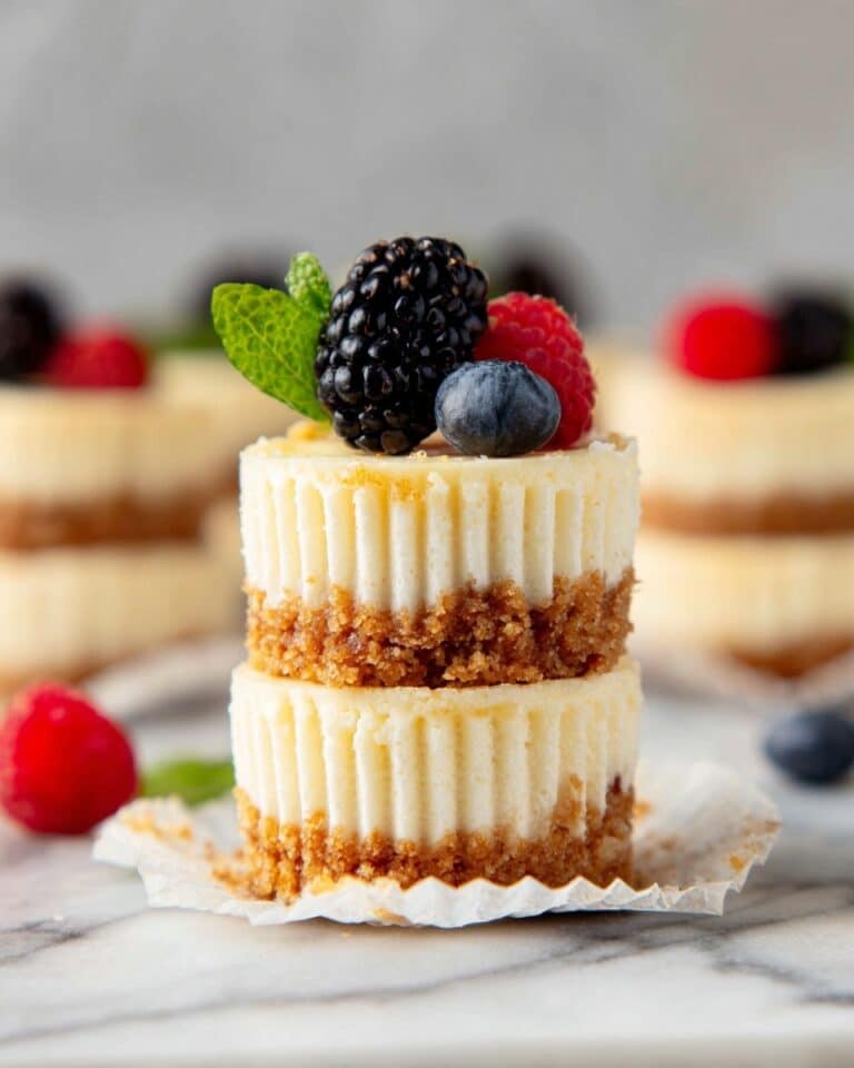 Mini Protein Cheesecakes Recipe