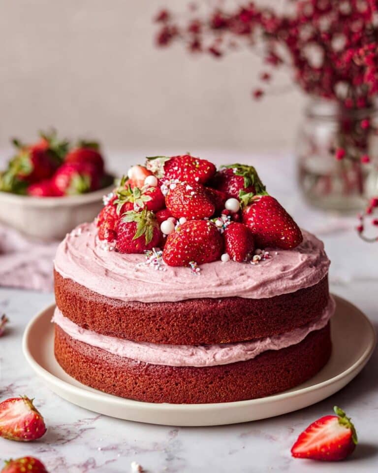 Vegan Strawberry Cake Recipe
