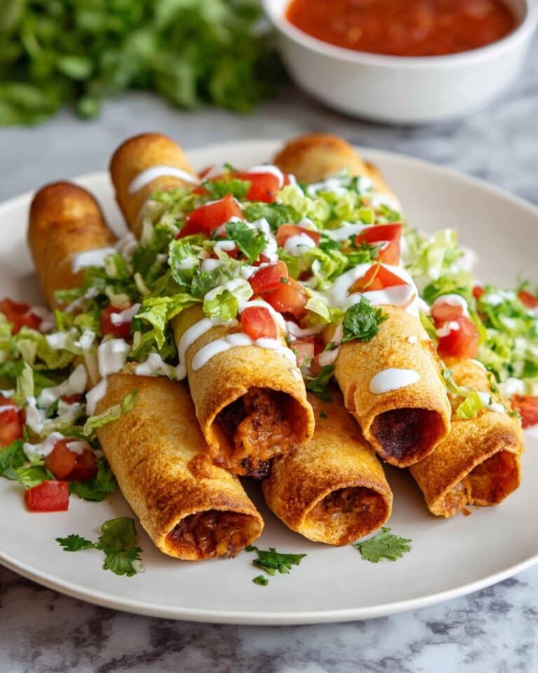 Homemade Chicken Taquitos Recipe