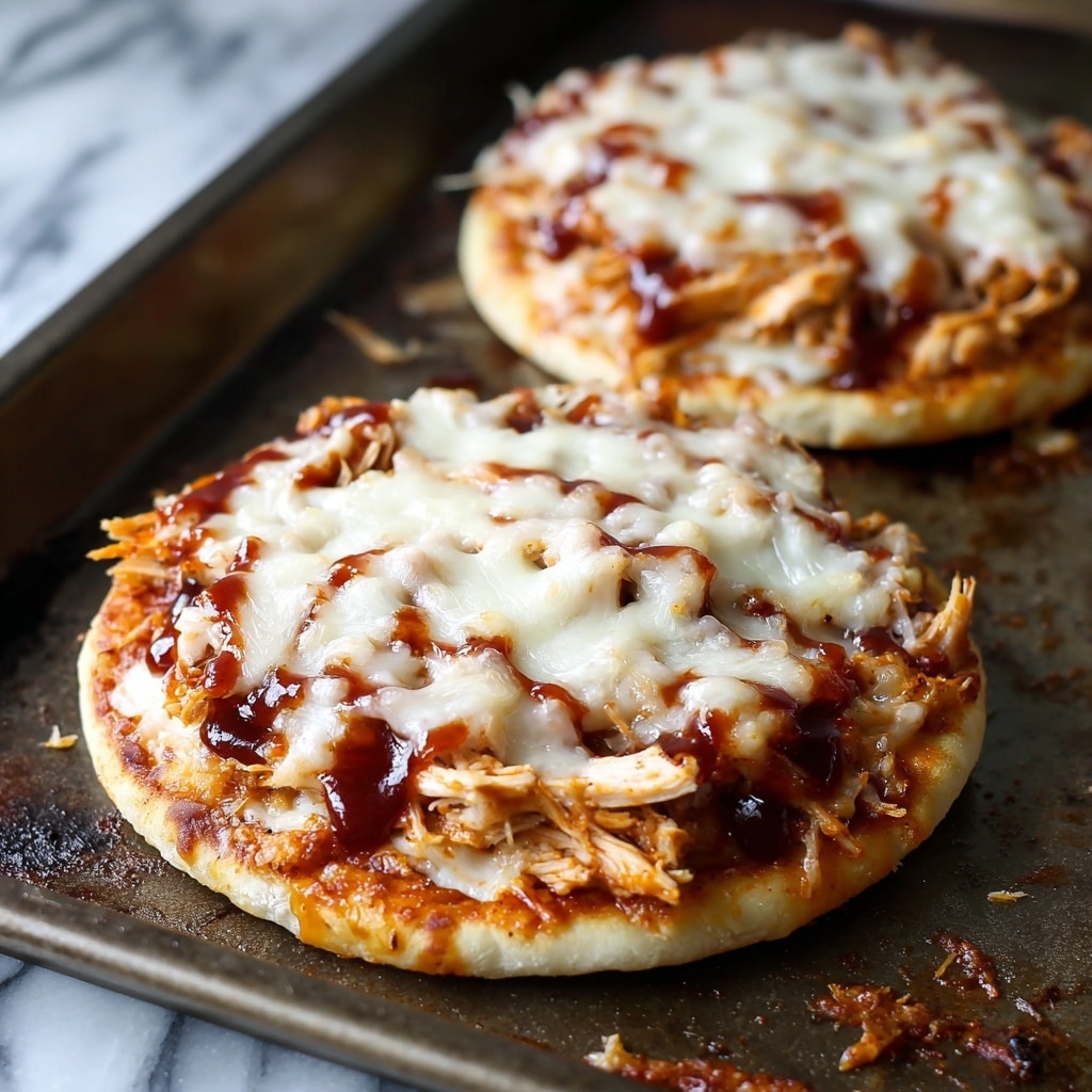 A single tostada is placed at the center of a white plate, resting on a white marbled surface. The tostada base is flat and crispy with a light golden-brown color and a slightly rough texture. On top, there is a generous layer of shredded chicken which is light brown and moist. Melted white cheese strings are spread over the chicken, soft and creamy, partially covering the meat. Thick, shiny dark reddish-brown sauce is drizzled evenly over the cheese in wide lines. The plate is simple and clean, giving full focus to the tostada. photo taken with an iphone --ar 4:5 --v 7
