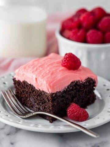 Chocolate Cake with Raspberry Frosting Recipe
