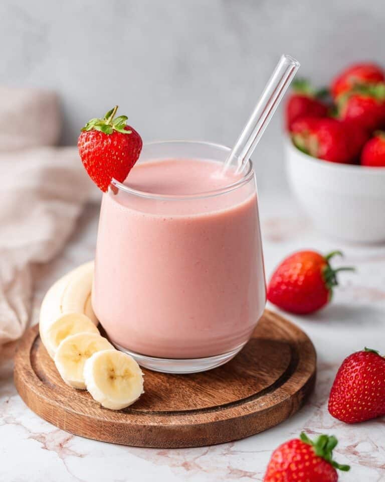 Strawberry Almond Milk Smoothie Recipe