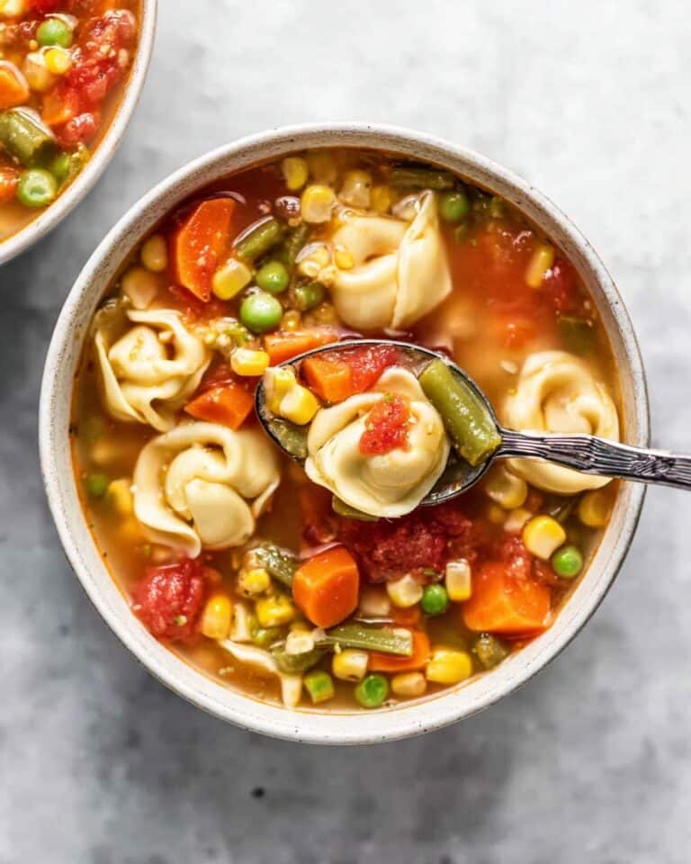 Vegetable Tortellini Soup Recipe