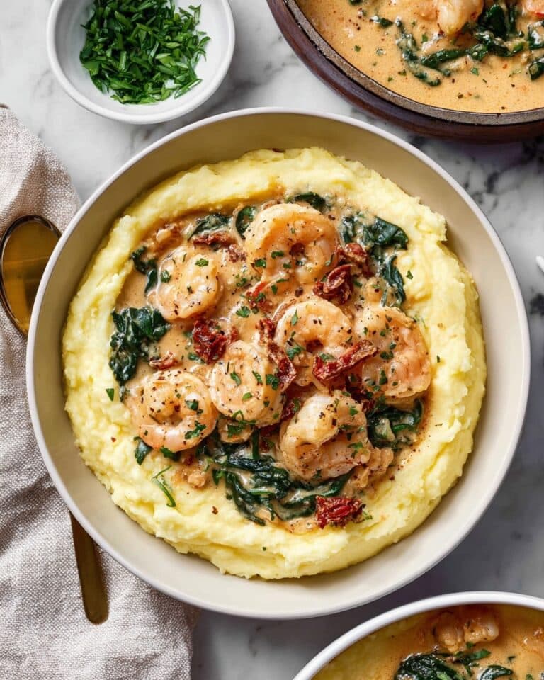 Creamy Tuscan Garlic Shrimp Recipe