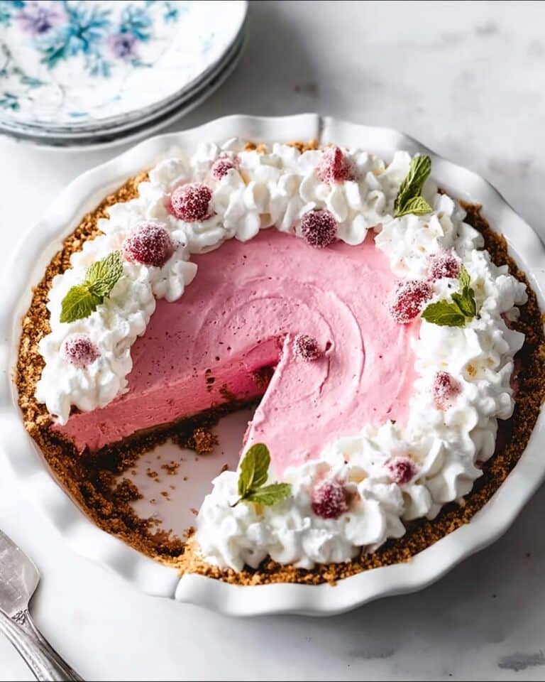 Cranberry Mousse Pie Recipe