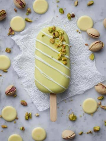 Homemade Pistachio Ice Cream Bar Recipe
