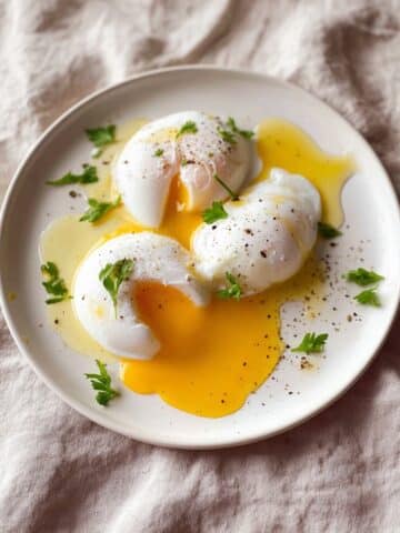 Air Fryer Poached Eggs Recipe