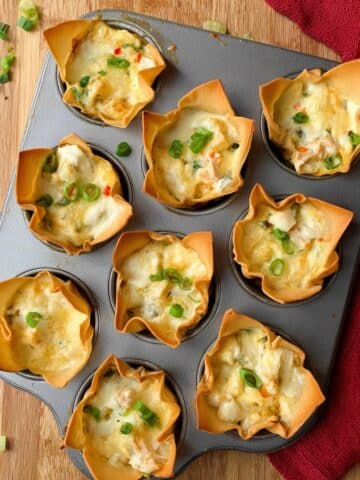 Crab Rangoon Wonton Cups Recipe