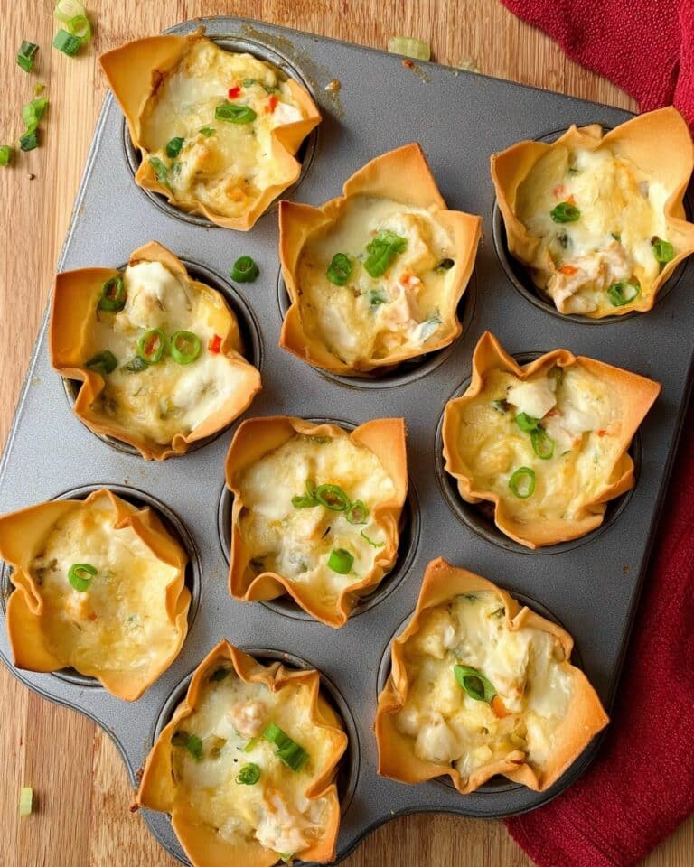 Crab Rangoon Wonton Cups Recipe
