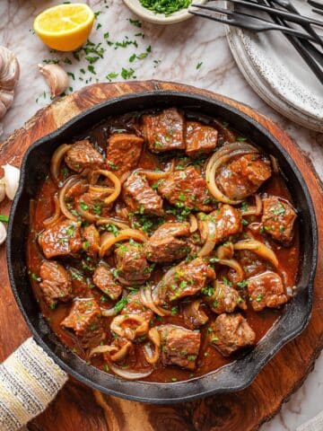 Garlic Butter Steak Bites with Cowboy Butter Recipe