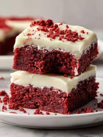 Red Velvet Brownies with Cream Cheese Frosting Recipe