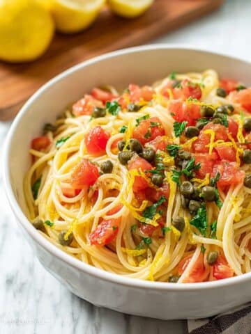Lemon Capellini Salad Recipe