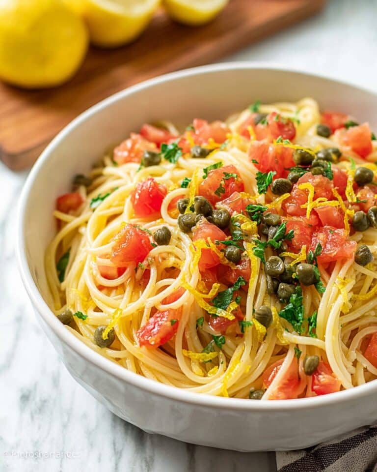 Lemon Capellini Salad Recipe