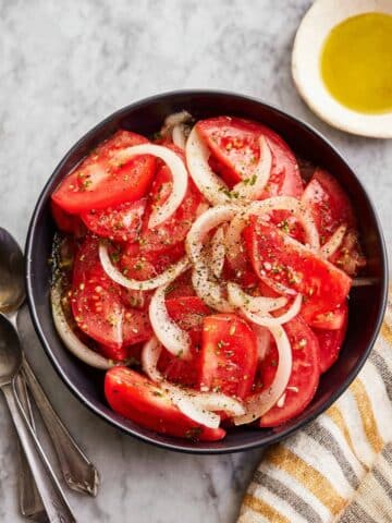 Tomato and Onion Salad (10 Minutes!) Recipe