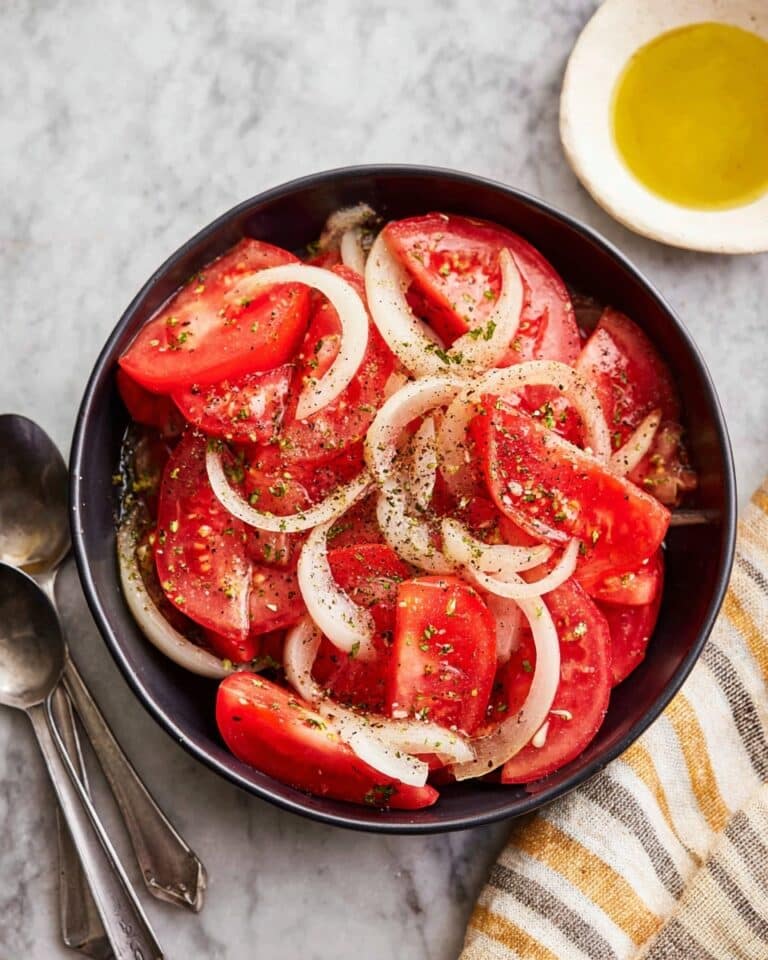 Tomato and Onion Salad (10 Minutes!) Recipe