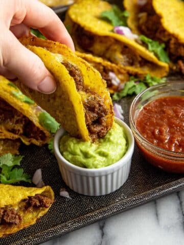 Crispy Ground Beef Tacos Recipe