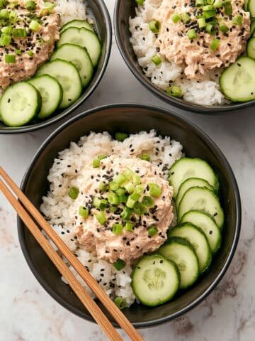 Spicy Tuna Bowls with Cauliflower Rice Meal Prep Recipe