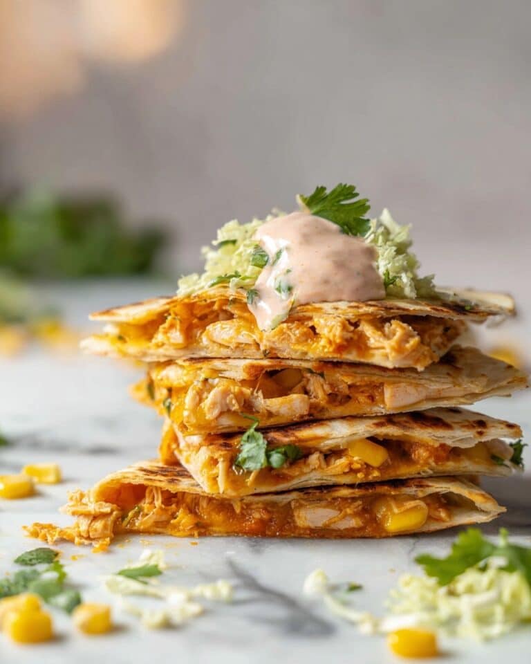 Summer Honey Chipotle Chicken Quesadillas Recipe