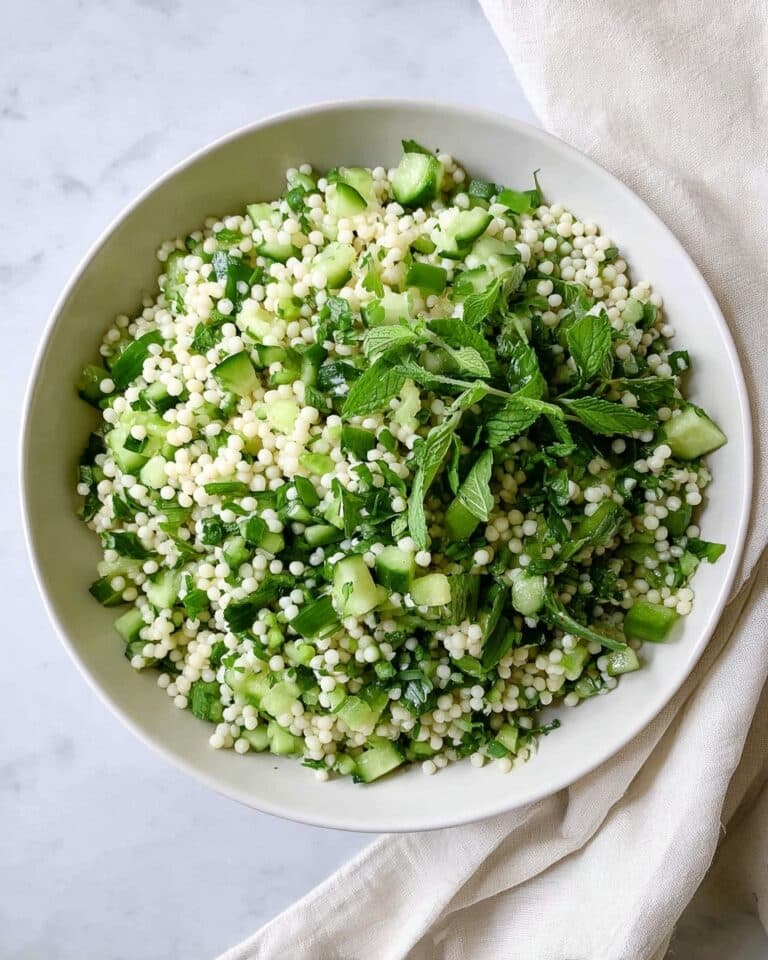 Spring Couscous Salad with Feta, Avocado & Herbs Recipe