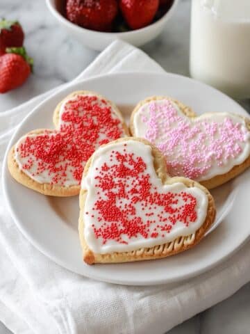 Heart Shaped Strawberry Pop Tarts Recipe