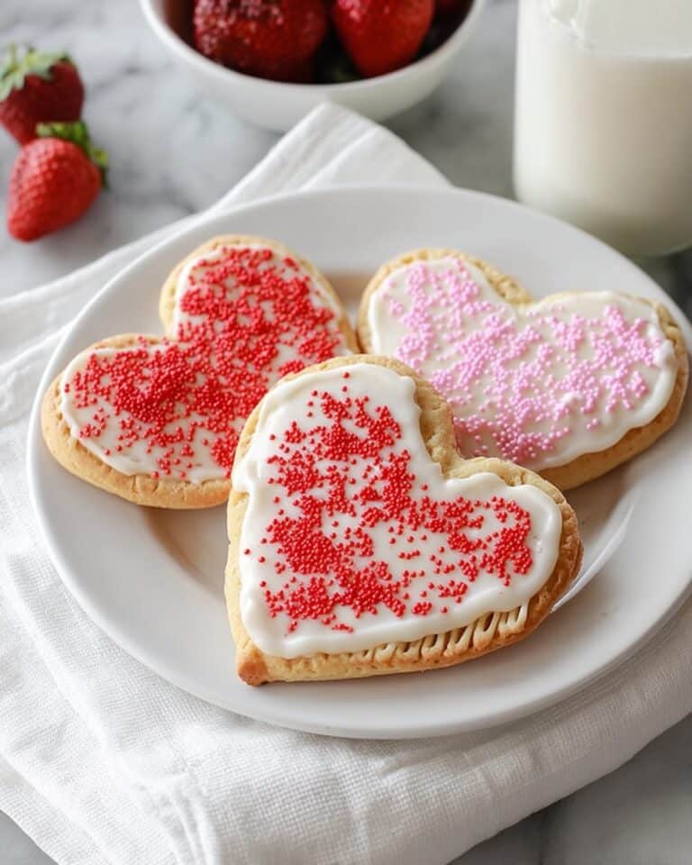 Heart Shaped Strawberry Pop Tarts Recipe