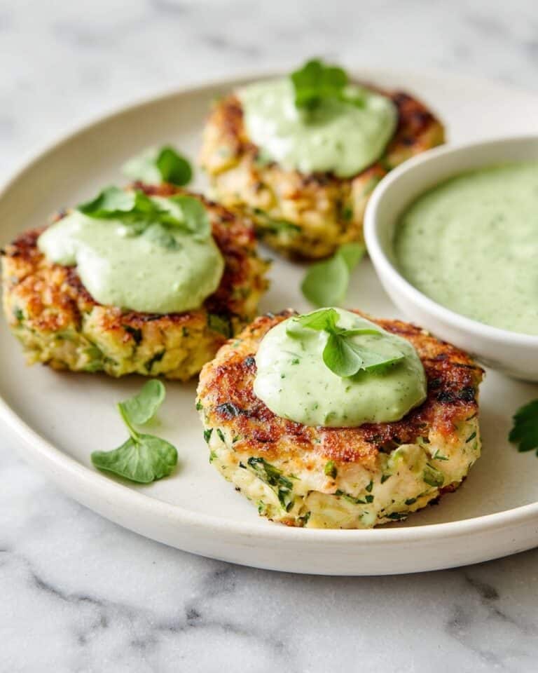 Chicken Zucchini Poppers with Cilantro Mayo Dipping Sauce Recipe