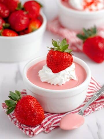 High Protein Strawberry Jello Fluff Recipe