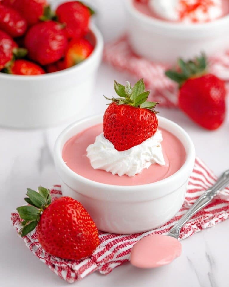 High Protein Strawberry Jello Fluff Recipe