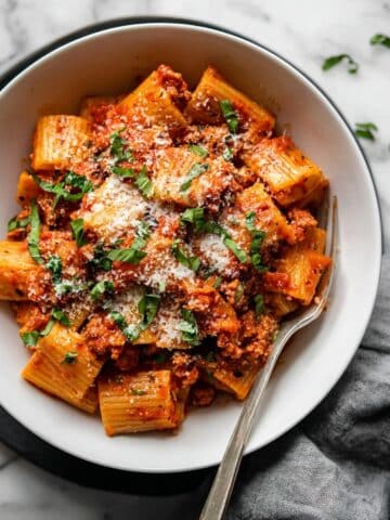 Easy Tofu Tomato Pasta With Vegetables Recipe