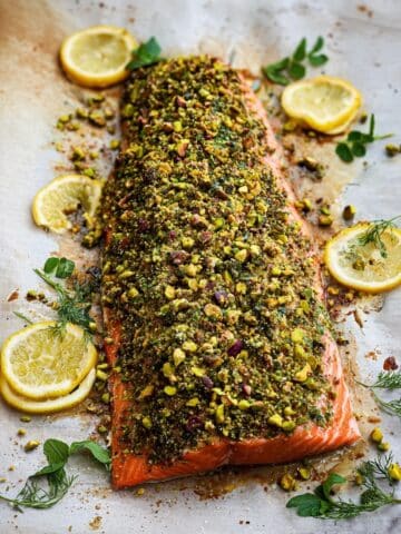 Pistachio-Crusted Salmon Recipe