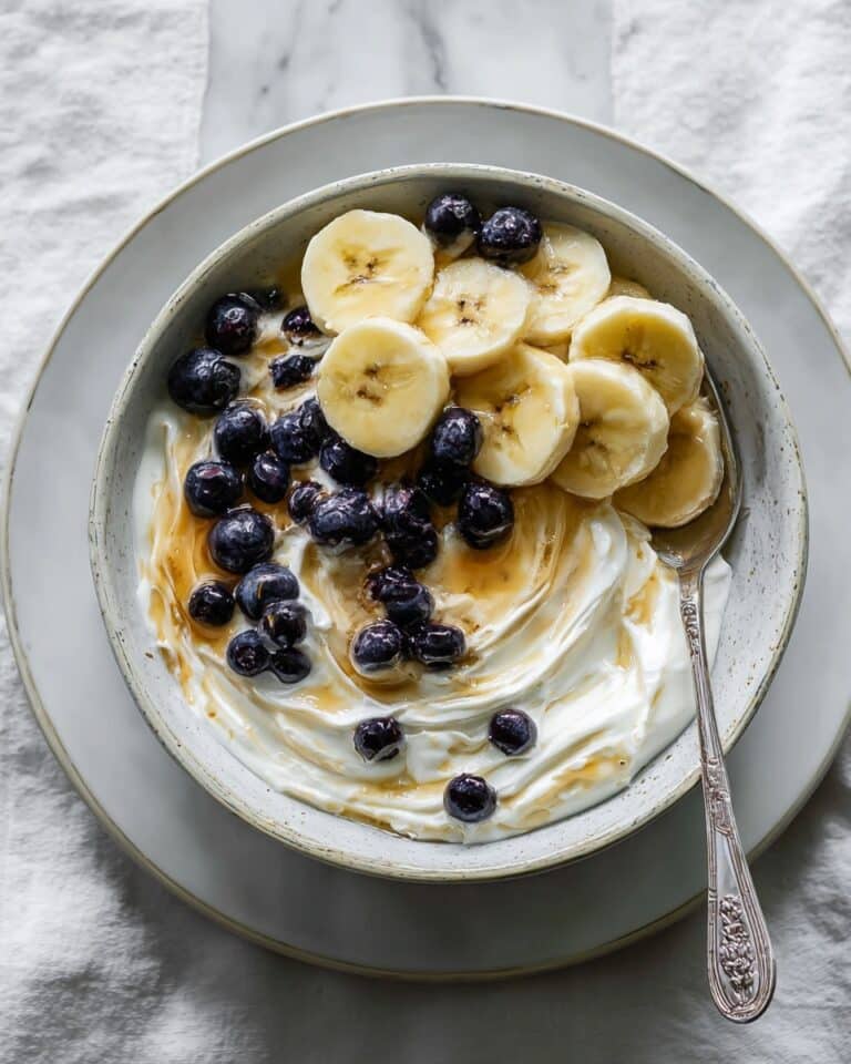 Easy Peanut Butter Greek Yogurt Bowl Recipe