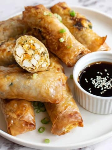 Crispy Air Fryer Rice Paper Rolls Recipe