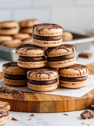 Chocolate Macarons with Chocolate Ganache Filling Recipe
