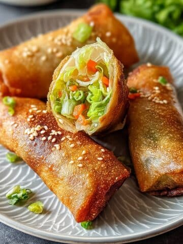 Crispy Rice Paper Spring Rolls Recipe