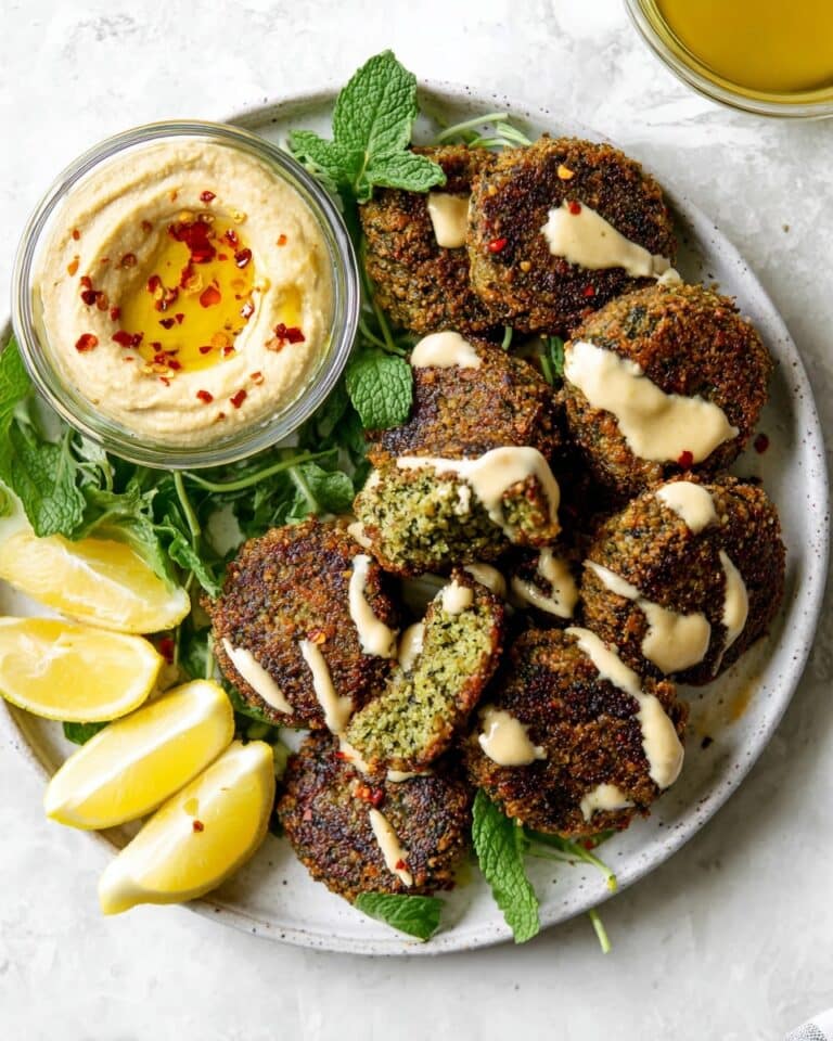 30 Minute Baked Lentil Falafel Recipe