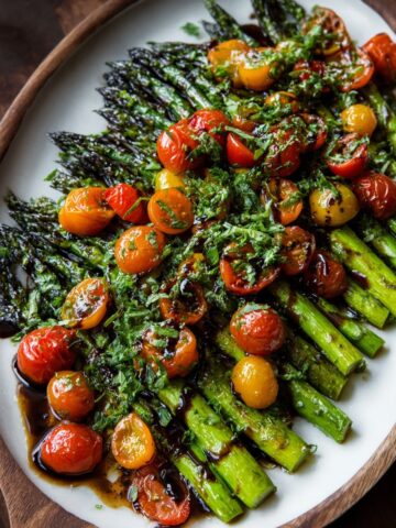 Caprese Roasted Asparagus Recipe