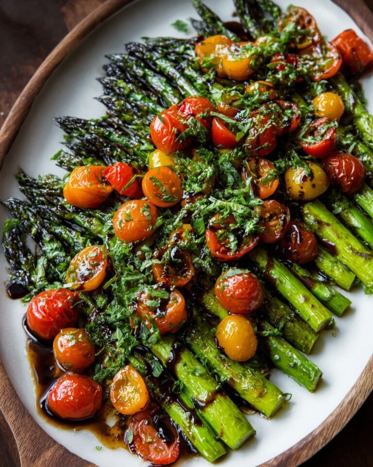 Caprese Roasted Asparagus Recipe