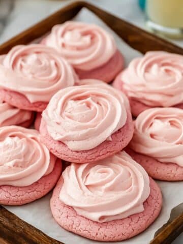 Pink Lemonade Cookies with Pink Frosting Recipe