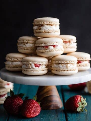 Strawberry Shortcake Macarons Recipe