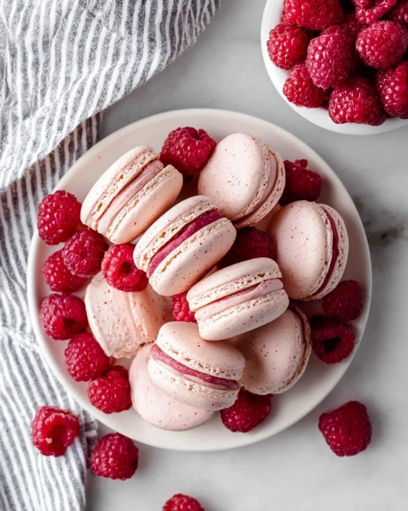Raspberry Macarons Recipe: Perfectly Crisp & Bursting with Flavor