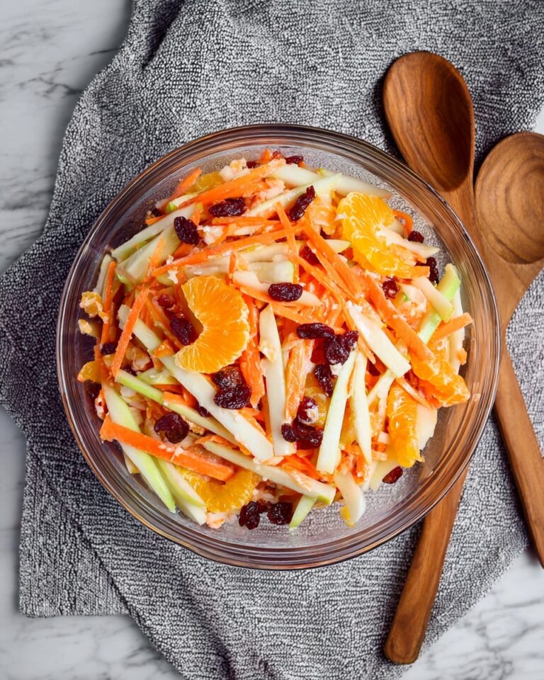 Carrot Apple Salad with Cranberries and Mandarin Recipe