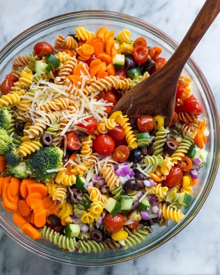 Easy Pasta Salad with Fresh Veggies Recipe