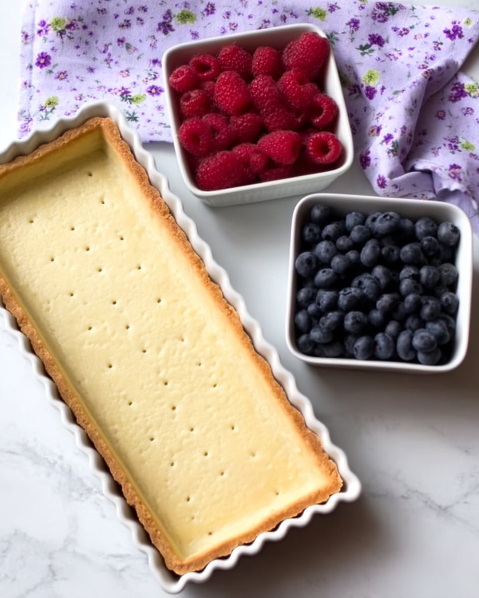 Anniversary Berry Tart with Vanilla Bean Pastry Cream | Elegant Dessert