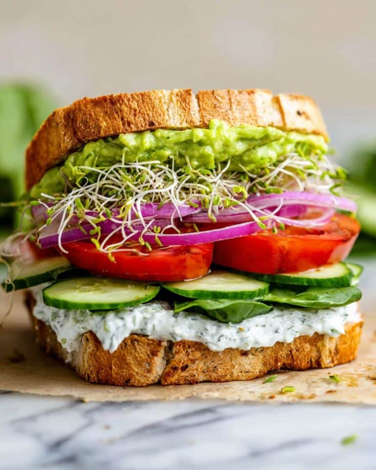 Laura's Fresh Veggie Sandwich Recipe