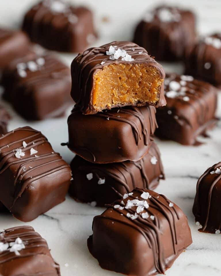 Salted Date Caramels with Dark Chocolate Coating Recipe